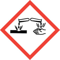 GHS Pictograms for Dangerous Goods Cabinets - Corrosive 